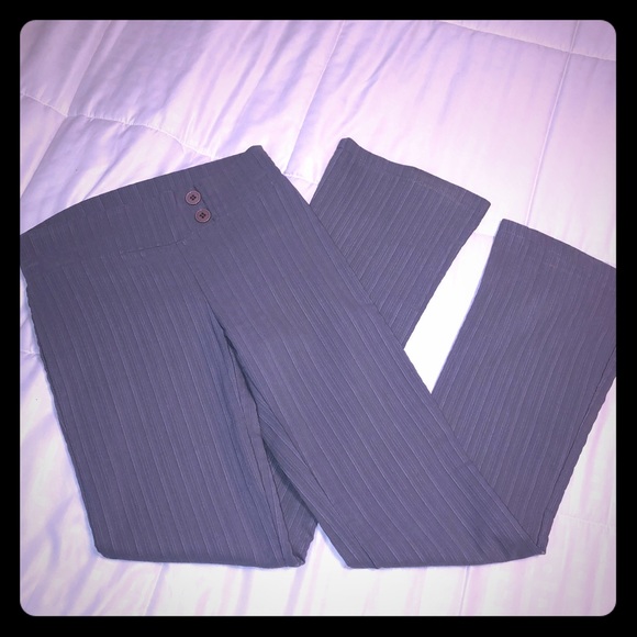 (2 for $20) Stretchy Gray Dress Pants - Picture 1 of 4